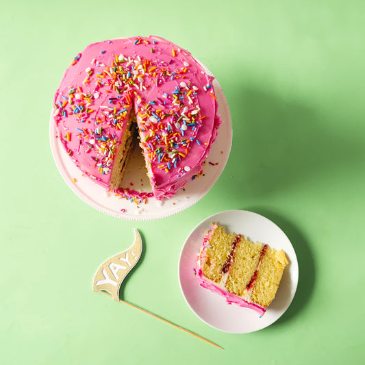 Mermaid cake with jam filling