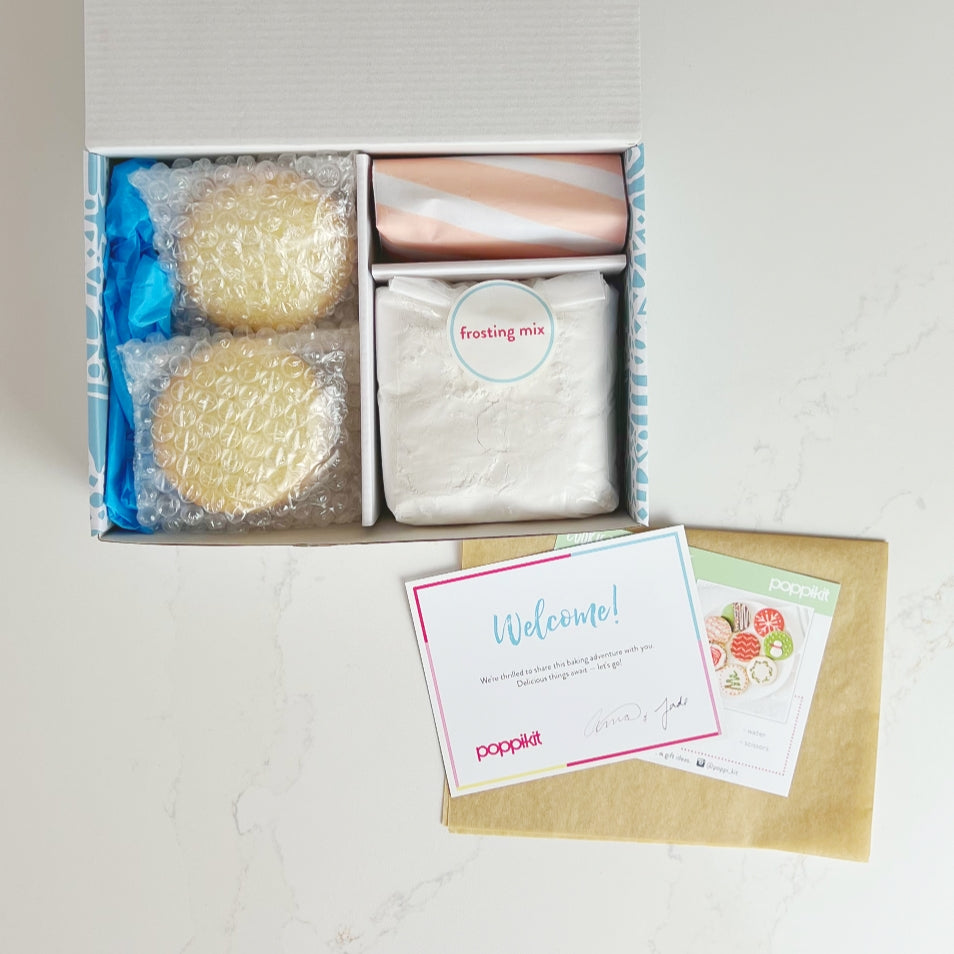 Holiday cookie kit box
