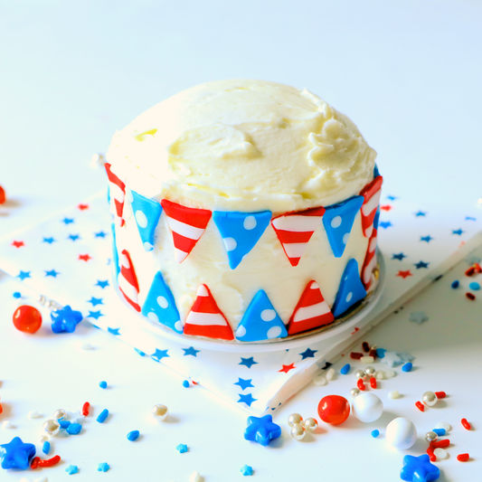 4th of July cake, mini cake