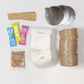 All Natural Mini Cake Kit equipment with natural food coloring and sprinkles