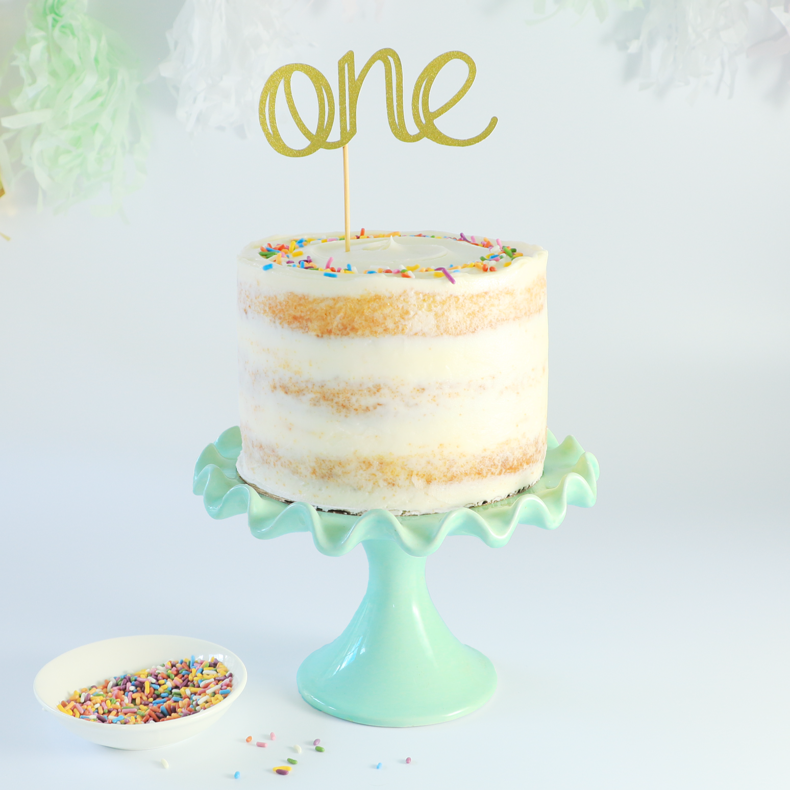 Naked cake, smash cake, 1st birthday cake